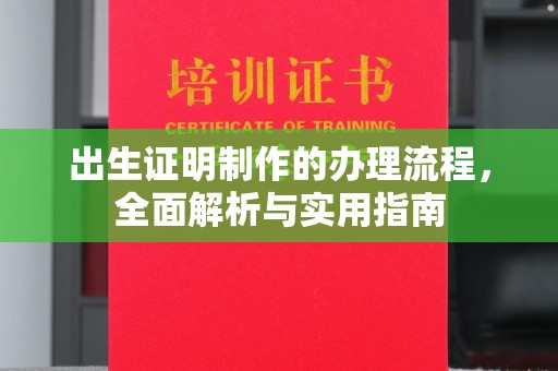 常宁出生证明制作的办理流程，全面解析与实用指南