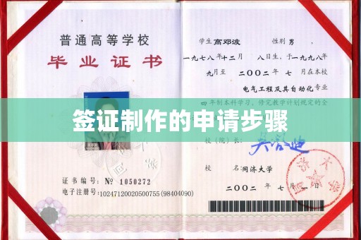 常宁签证制作的申请步骤