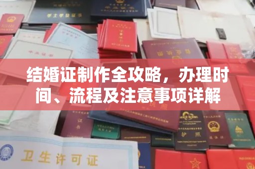 常宁结婚证制作全攻略，办理时间、流程及注意事项详解